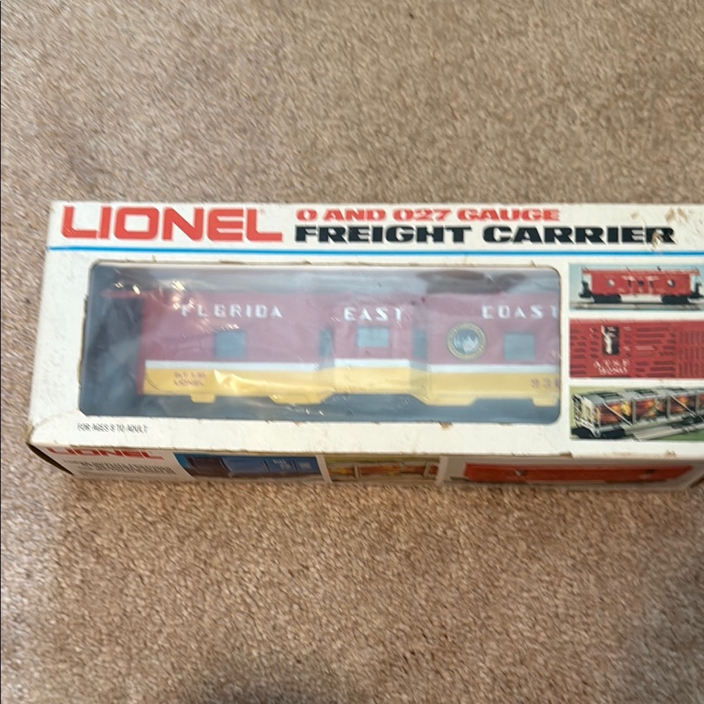 Lionel Red and Yellow Freight Carrier